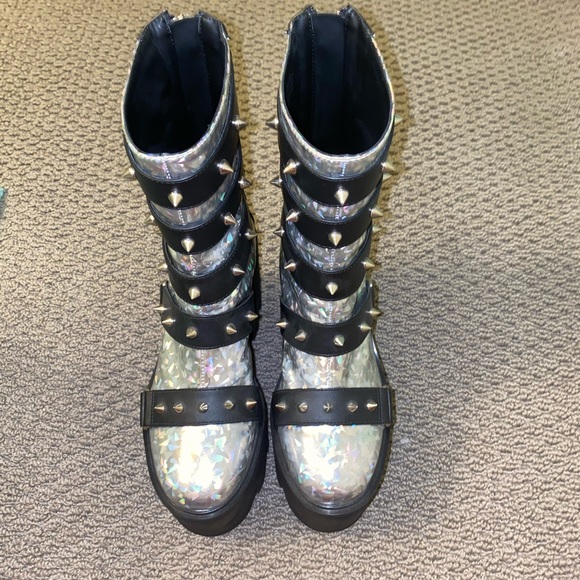 DOLLS KILL/ CURRENT MOOD platform boots size 7 - Picture 3 of 5